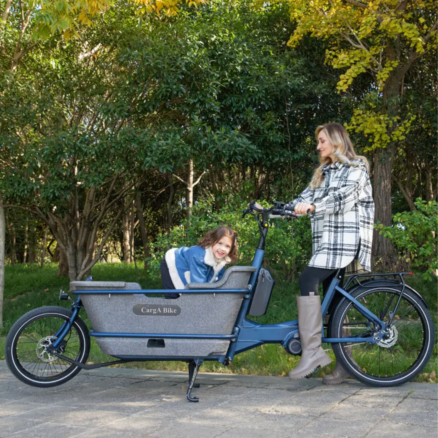 CargA Bike e2: estilo de bicicleta familiar holandesa